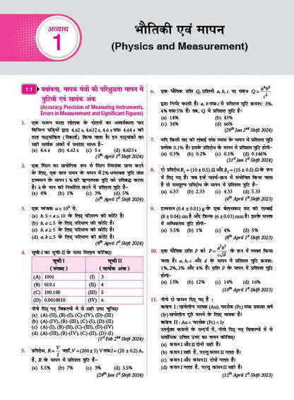 MTG 24 Years JEE MAIN (2025-2002) BHOTIK  Chapterwise & Topicwise Previous Years Solved Papers   | PYQ Book for 2026 Exam