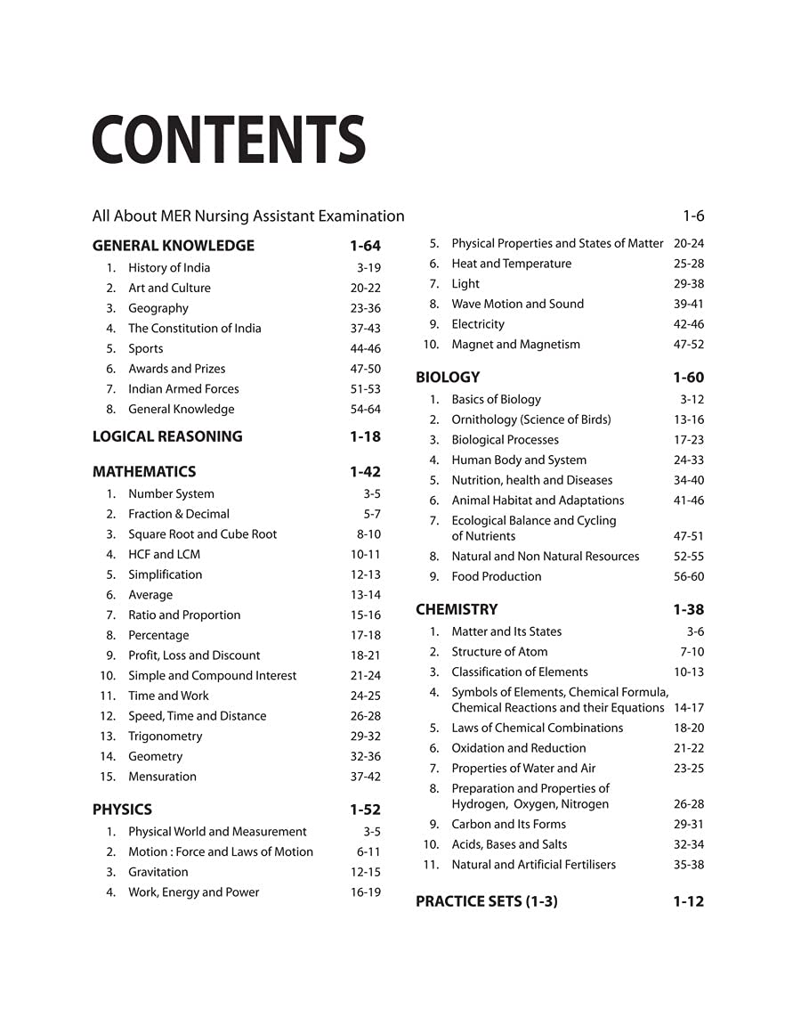 Arihant Indian Army MER Nursing Assistant[English]