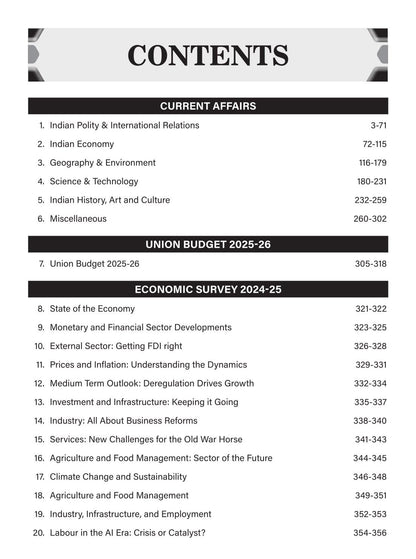 Drishti IAS Current Affairs: Union Budget 2025–26 & Economic Survey 2024–25 | 1150+ MCQs | 3rd Edition (English Medium)