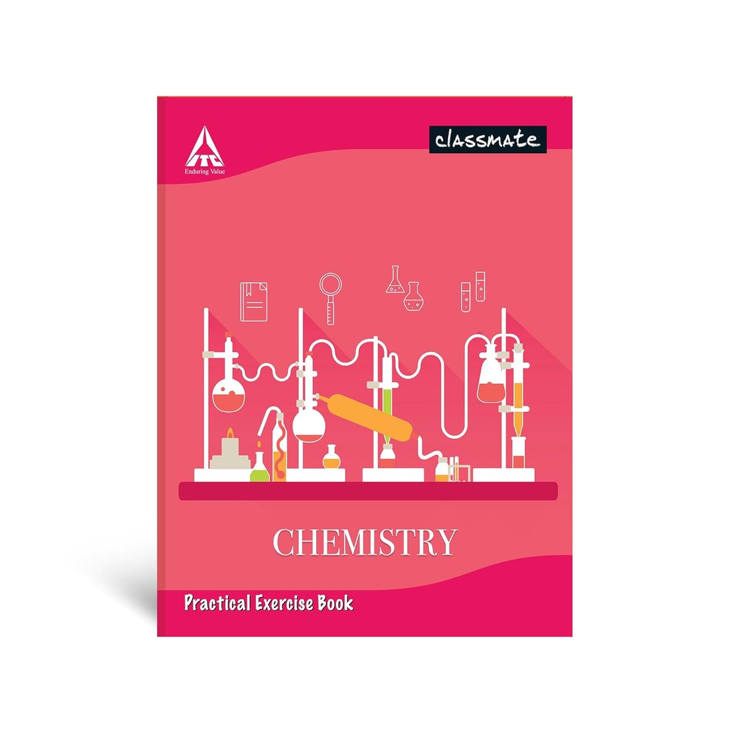 Classmate – Practical Notebook Chemistry Hard Cover, 100 Pages, Single Line & Blank Pages
