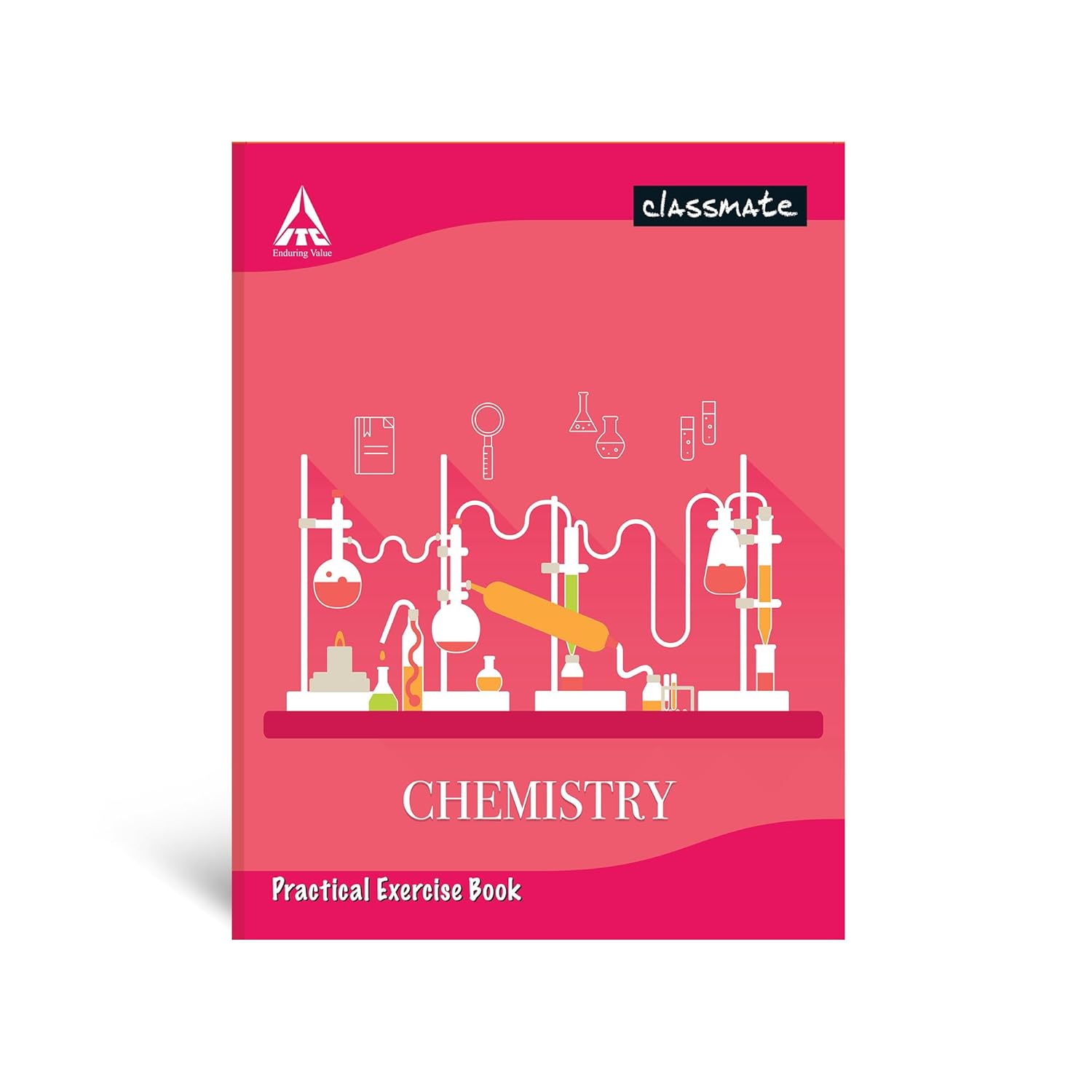 Classmate – Practical Notebook Chemistry Hard Cover, 100 Pages, Single Line & Blank Pages