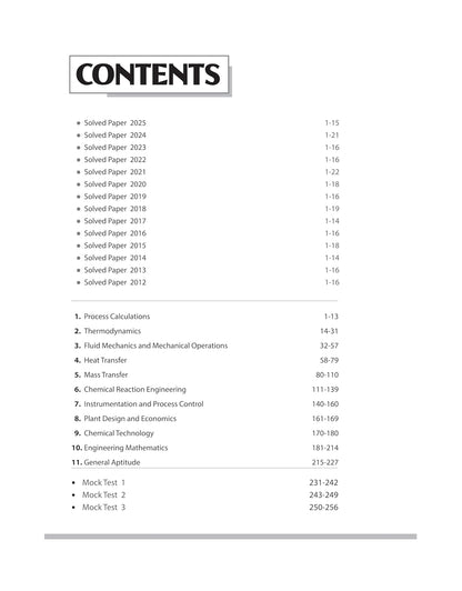 Arihant GATE Chemical Engineering Chapterwise Previous Years’ Solved Papers (English) By-Nikhil Kr. Gupta