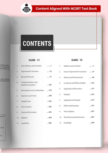 MTG 48+24 Years Mathematics JEE Main & JEE Advanced (Class 11-12) Chapterwise-Topicwise Previous Years Solved Papers [English]