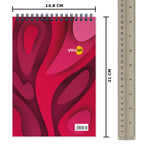 Youva A5 WIRO Notebook Vertical – A5 Size (14.8 × 21 cm), 160 Pages | Single Line
