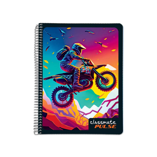 Classmate Pulse Spiral Notebook – 160 Pages,,Premium Ruled