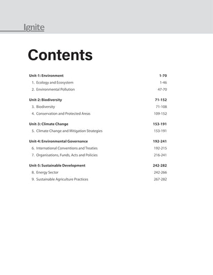 Arihant Ignite Environment and Ecology Topicwise MCQs Pre (English Medium)