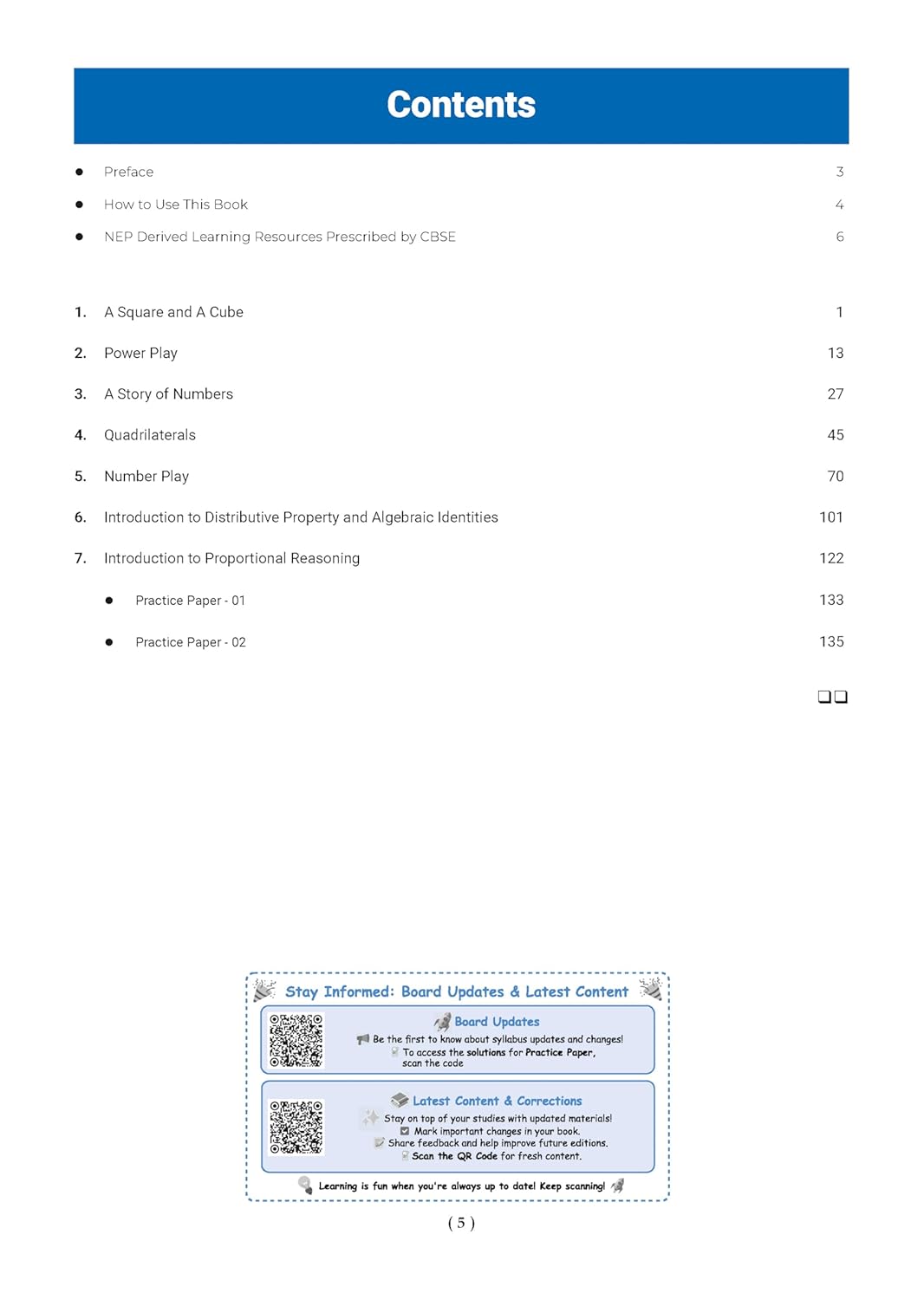 Oswaal One for All Class 8 Mathematics (Part 1) Question Bank NCERT & CBSE Chapter-wise & Topic-wise Solved Papers 2027 Exam (English Medium)