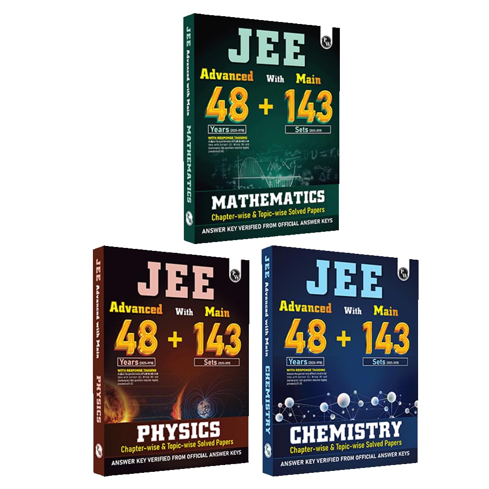 PW JEE Adv 48 Years + Main 143 Sets PYQ Combo – PCM | Exam 2026
