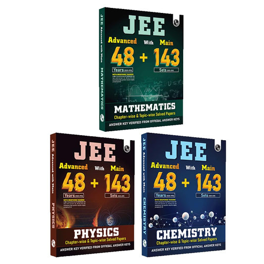 PW JEE Adv 48 Years + Main 143 Sets PYQ Combo – PCM | Exam 2026