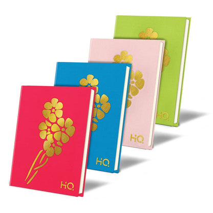 Navneet HQ Flora A5 Notebook – 14.8 × 21 cm, 192 Pages | Single Line