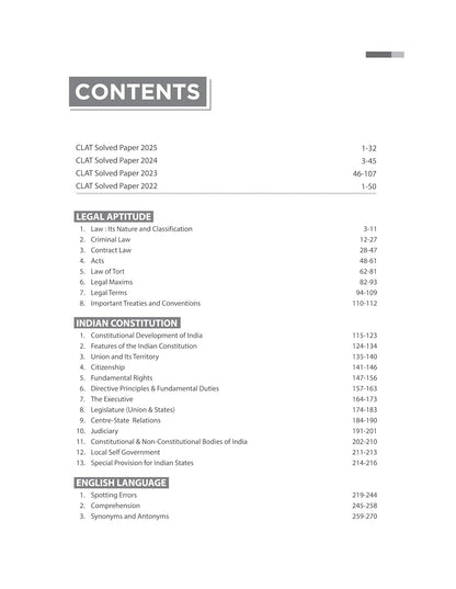 Arihant CLAT Conqueror 2026 - Common Law Admission Test | English Medium