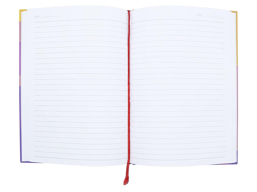 Youva Case Bound A5 Notebook – 16 × 21 cm, 192 Pages | Single Line Ruled Notebook