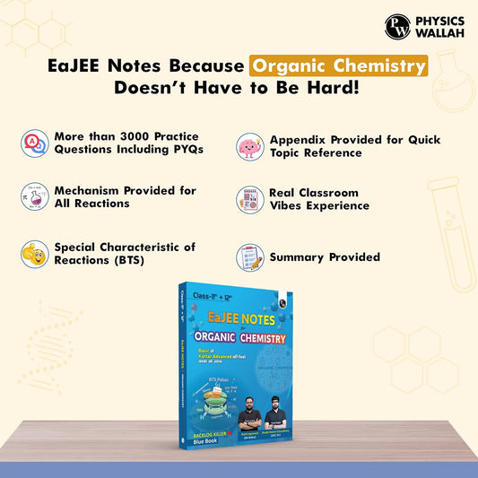 PW EaJEE Handwritten Notes for Organic Chemistry by Rohit Sir & SKC Sir | Chapterwise & Topicwise Notes | Complete JEE Main & Advanced Preparation