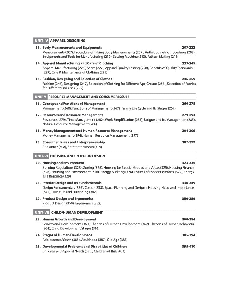 Arihant NTA UGC NET/JRF Home Science Paper-2 (English Medium)