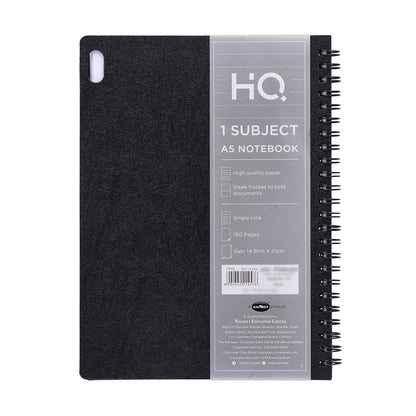 Navneet HQ A5 Diary Case Bound Notebook – Size (14.8 × 21 cm), 160 Pages | Single Line