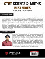 Invincible - CTET (Paper-2) Science & Maths Updated Best Notes by Sachin Choudhary | Hindi-English Medium