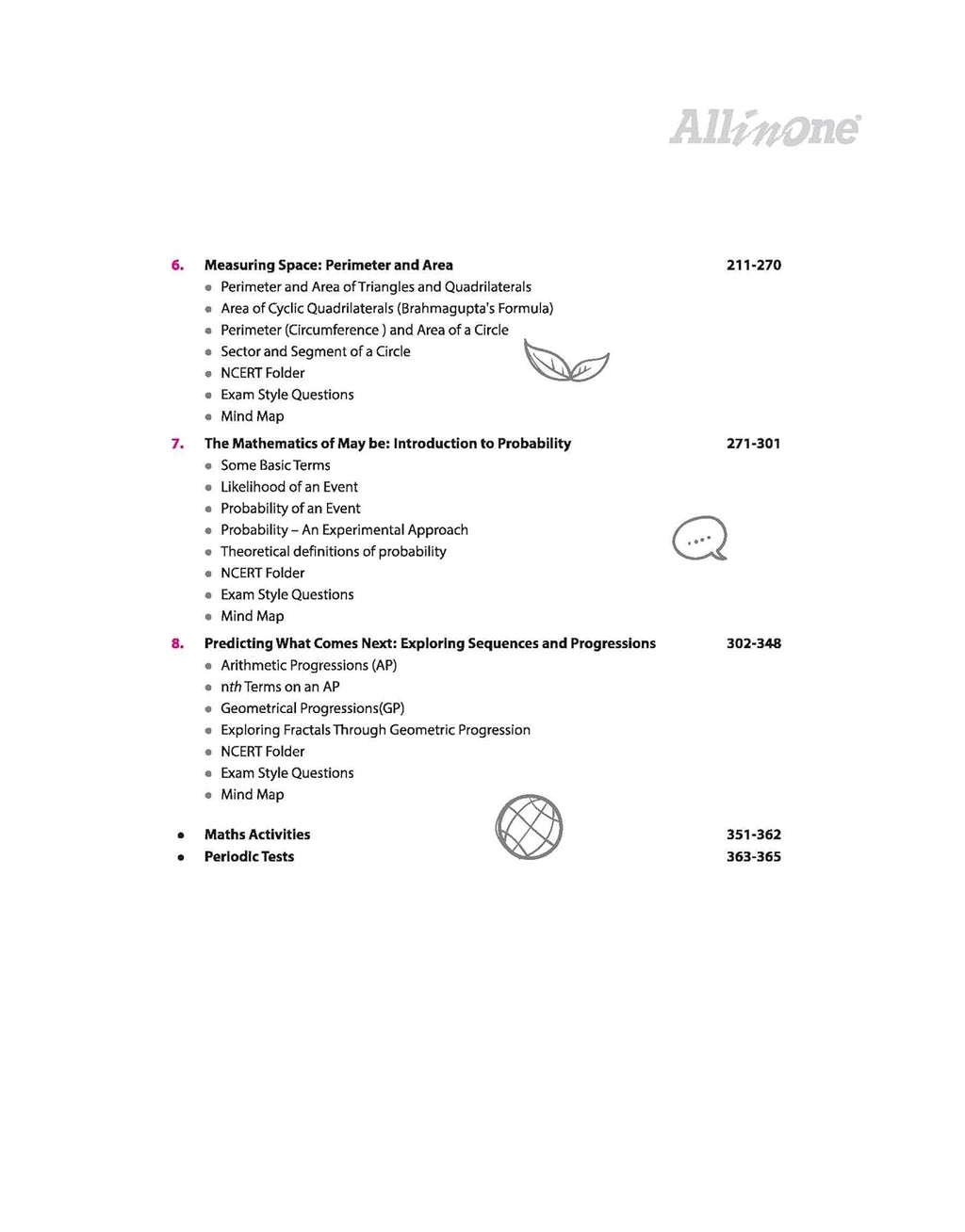 Arihant All in One Mathematics Class 9th CBSE 2025-26 (English Medium)
