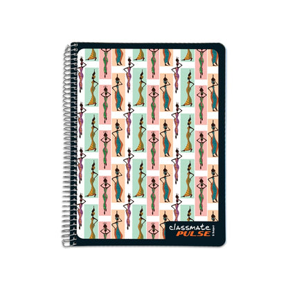 Classmate Pulse 6-Subject Spiral Notebook – 302 Pages, Unruled, Spiral Bound