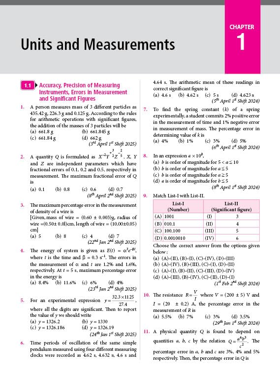 MTG 24 Years JEE Mains Physics Chapterwise & Topicwise Solved Paper (2025–2002) English Medium