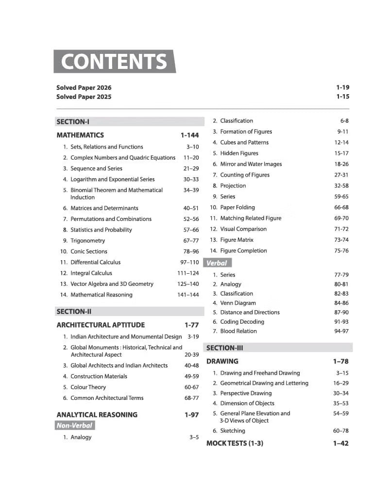 Arihant B.Arch Entrance Exam Guide 2027 (English Medium)