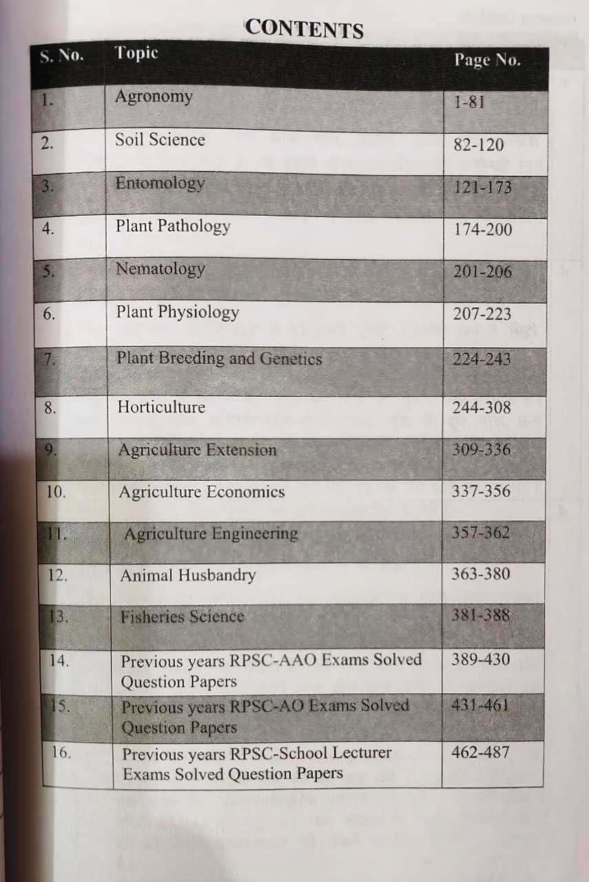 VB Objective Agriculture Book Competitive Exams Preparation By Nem Raj Sunda (Hindi Medium)