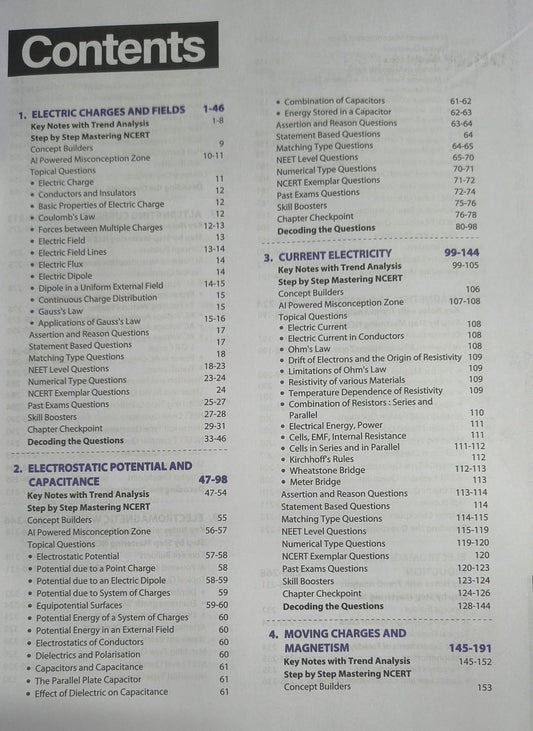 Arihant Master The NCERT – NEET/JEE Physics Class 12th [English]