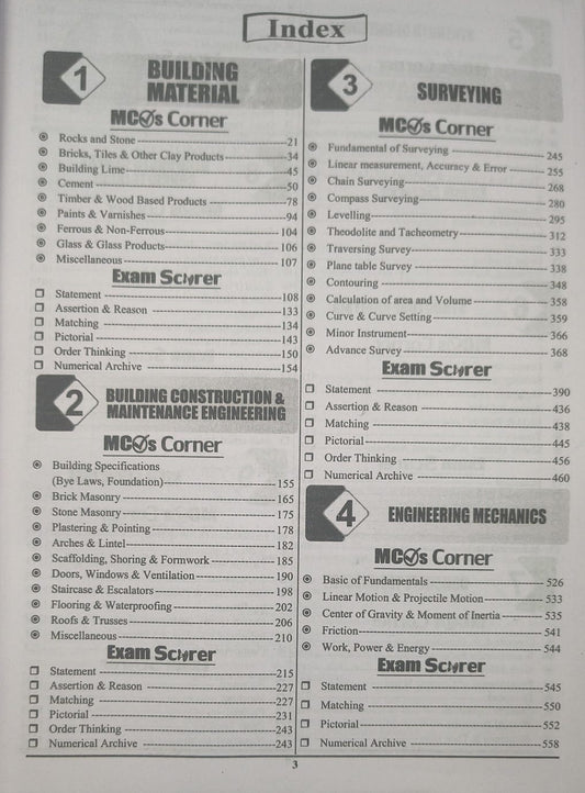 Youth – Civil Engineering Exam Fingerprint 2025–2026 (Volume-1) 45825+TCS Objective Questions (English Medium)