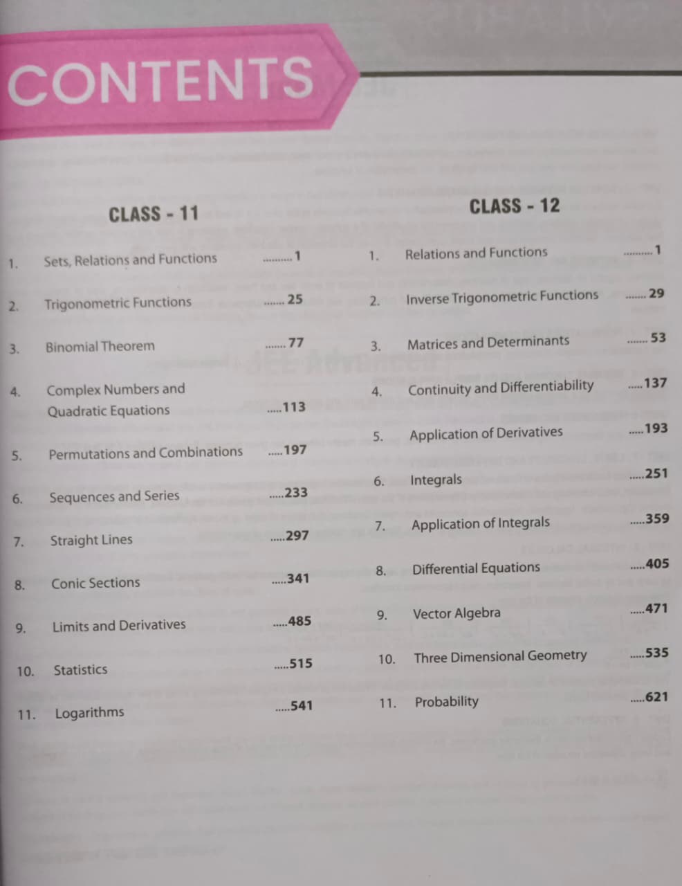 MTG 49+25 Years Mathematics JEE Main & JEE Advanced (Class 11-12) Chapterwise-Topicwise Previous Years Solved Papers (English Medium)