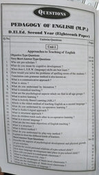 Navbodh DLED 2nd Year – Pedagogy of English (Paper 18) [English]