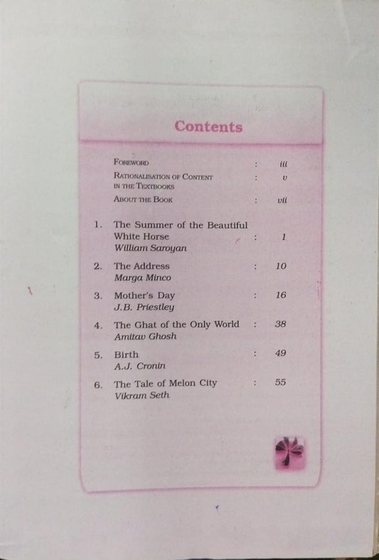 NCERT Snapshots – Class 11 | Comprehensive English Literature Textbook (E)
