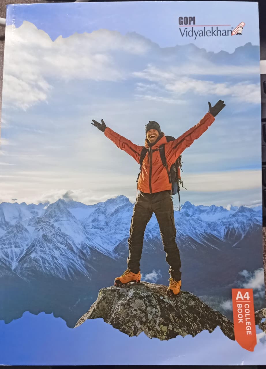 Gopi Vidyalekhan A4 Notebook, 388 Pages,