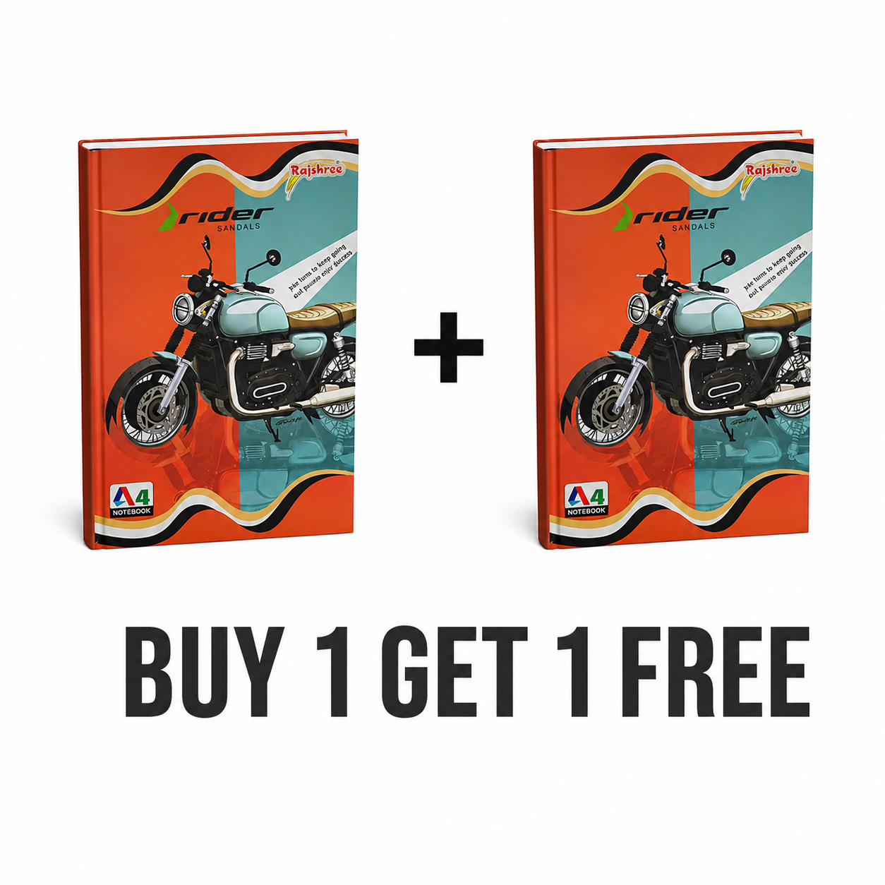 Rajshree Prime Notebook Pages-300 (Ruled) (Buy 1 Get 1 Free)
