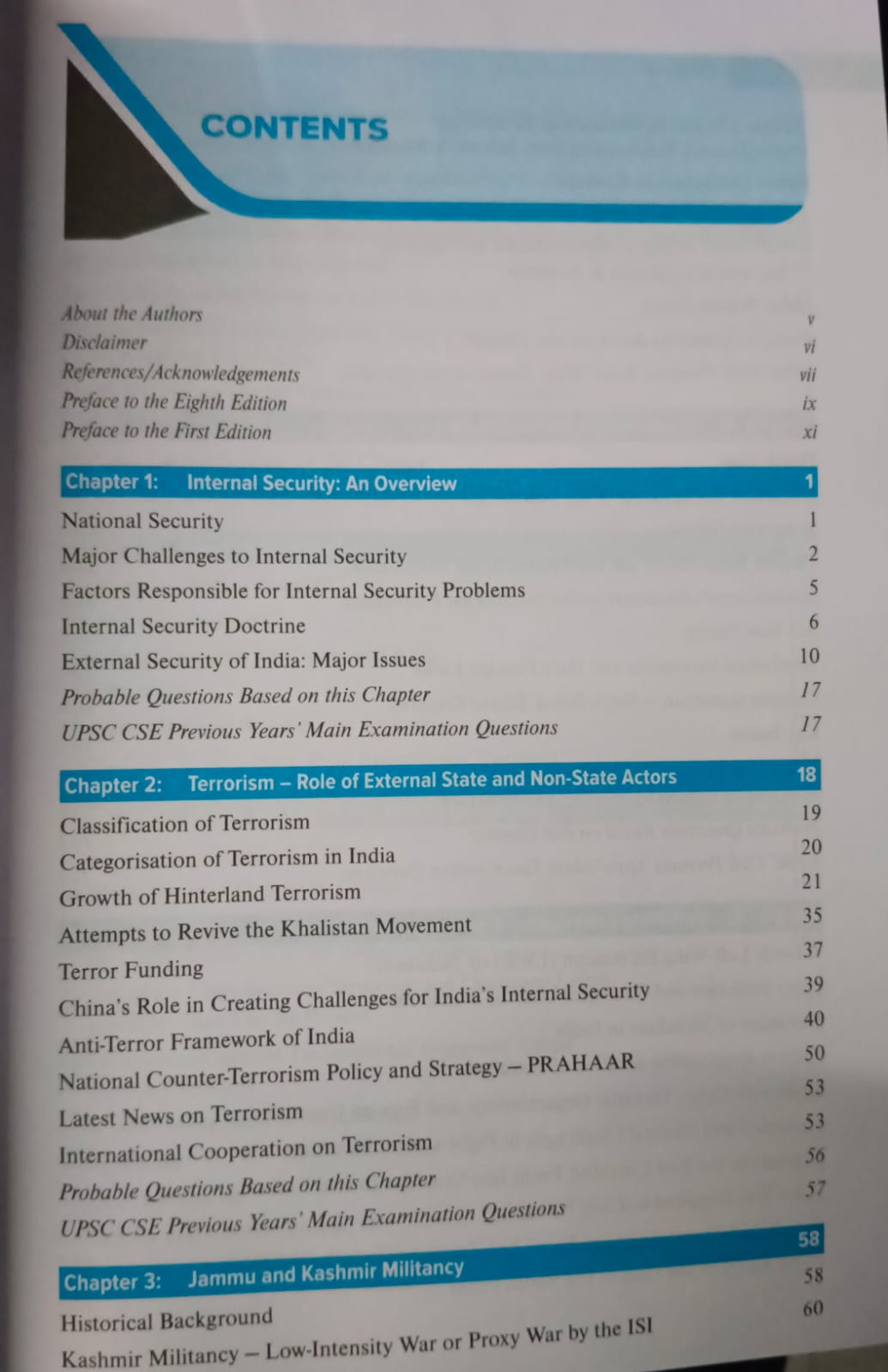 TMH - Challenge to Internal Security of India (8th Edition) by Ashok Kumar | English Medium