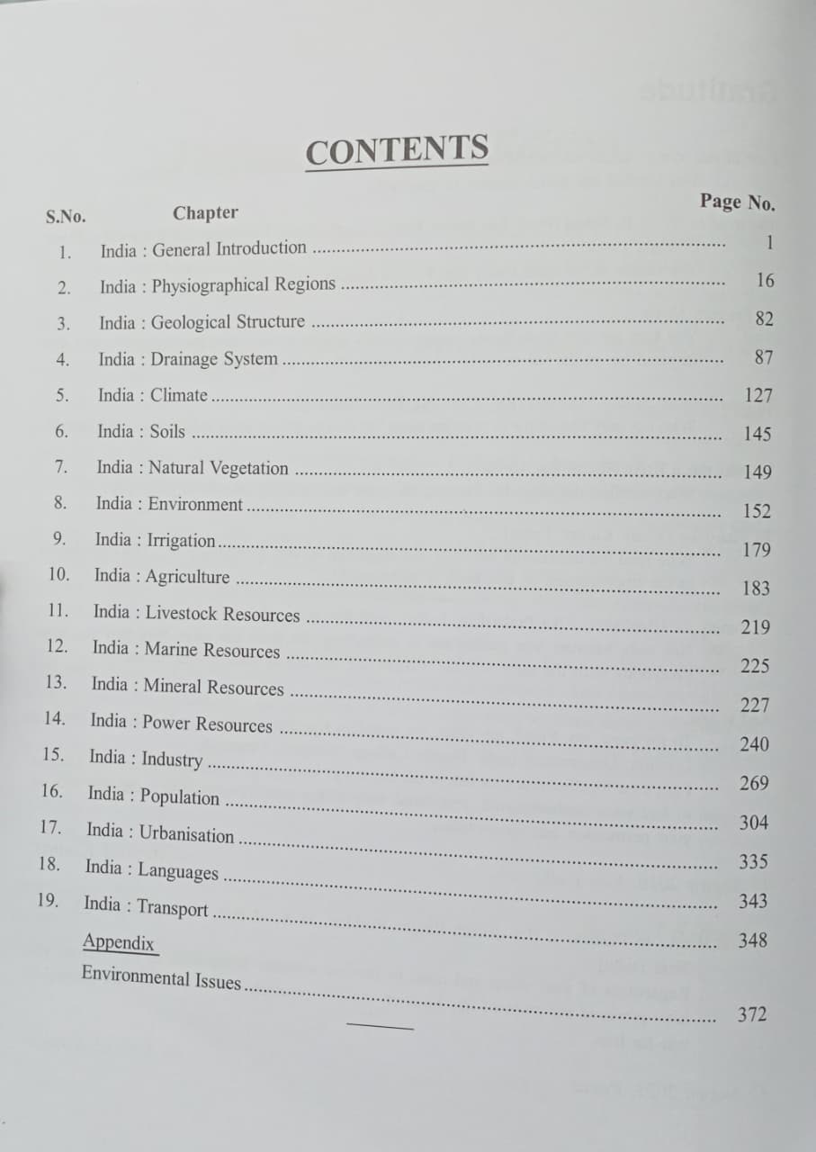 Periyar Geography of India By Arvind Kumar 2024 Edition (English Medium)