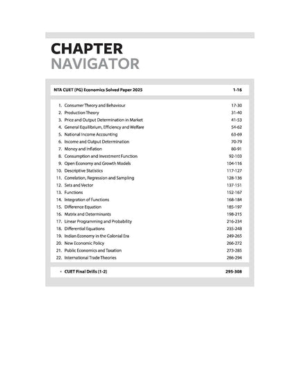 Arihant CUET PG 2026 Economics Chapterwise Notes & Question Bank | English Medium