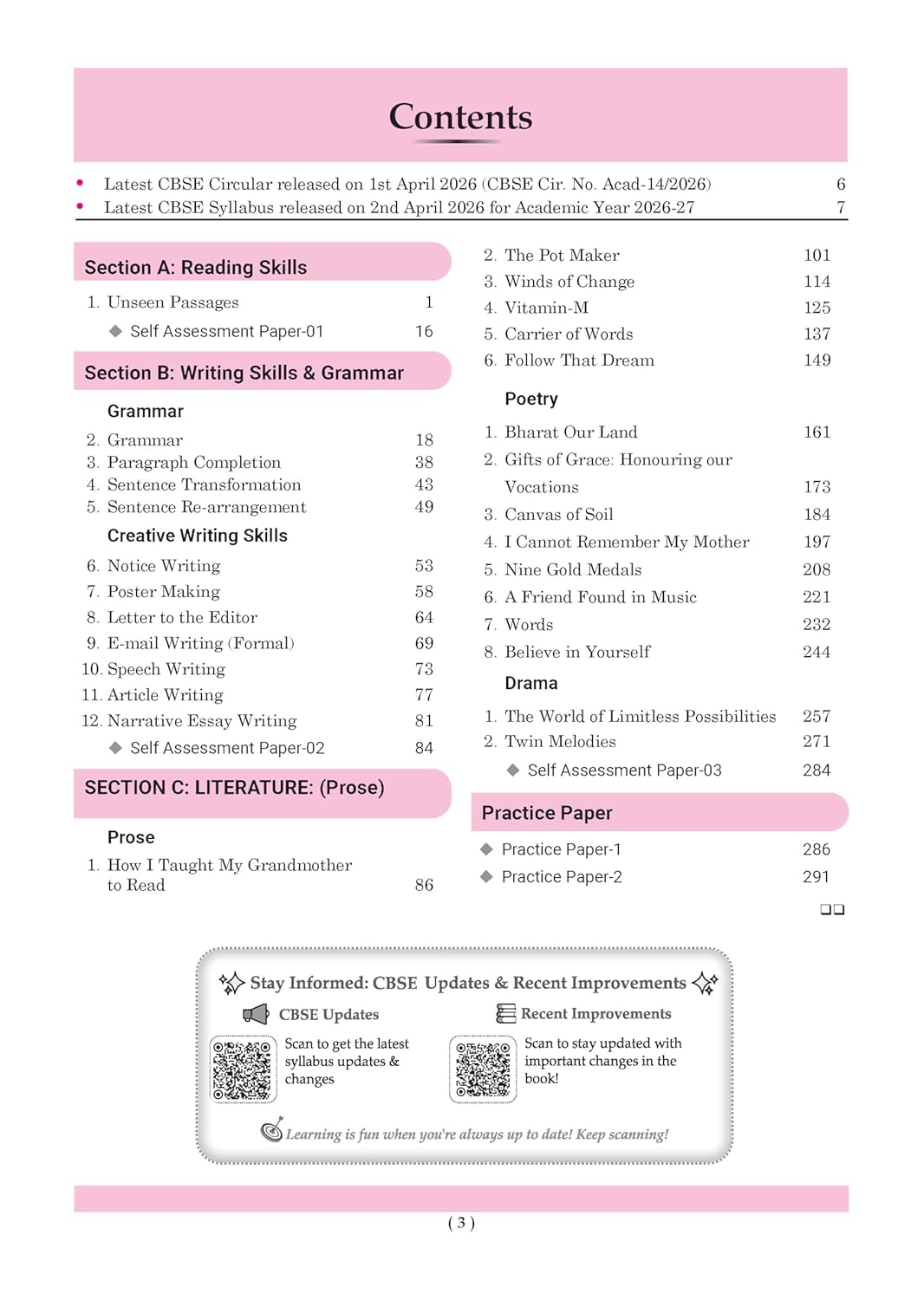 Oswaal CBSE Question Bank Class 9 English R2 (Kaveri) Edition 2027 (English Medium)