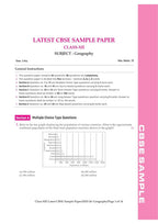 Arihant CBSE 15 Sample Question Papers – Geography Class 12 | 2026 Edition (English Medium)