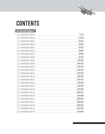 Arihant AFCAT 25 Solved Papers (2024–2011) | Authentic Explanations & Online Mock Tests | English Medium