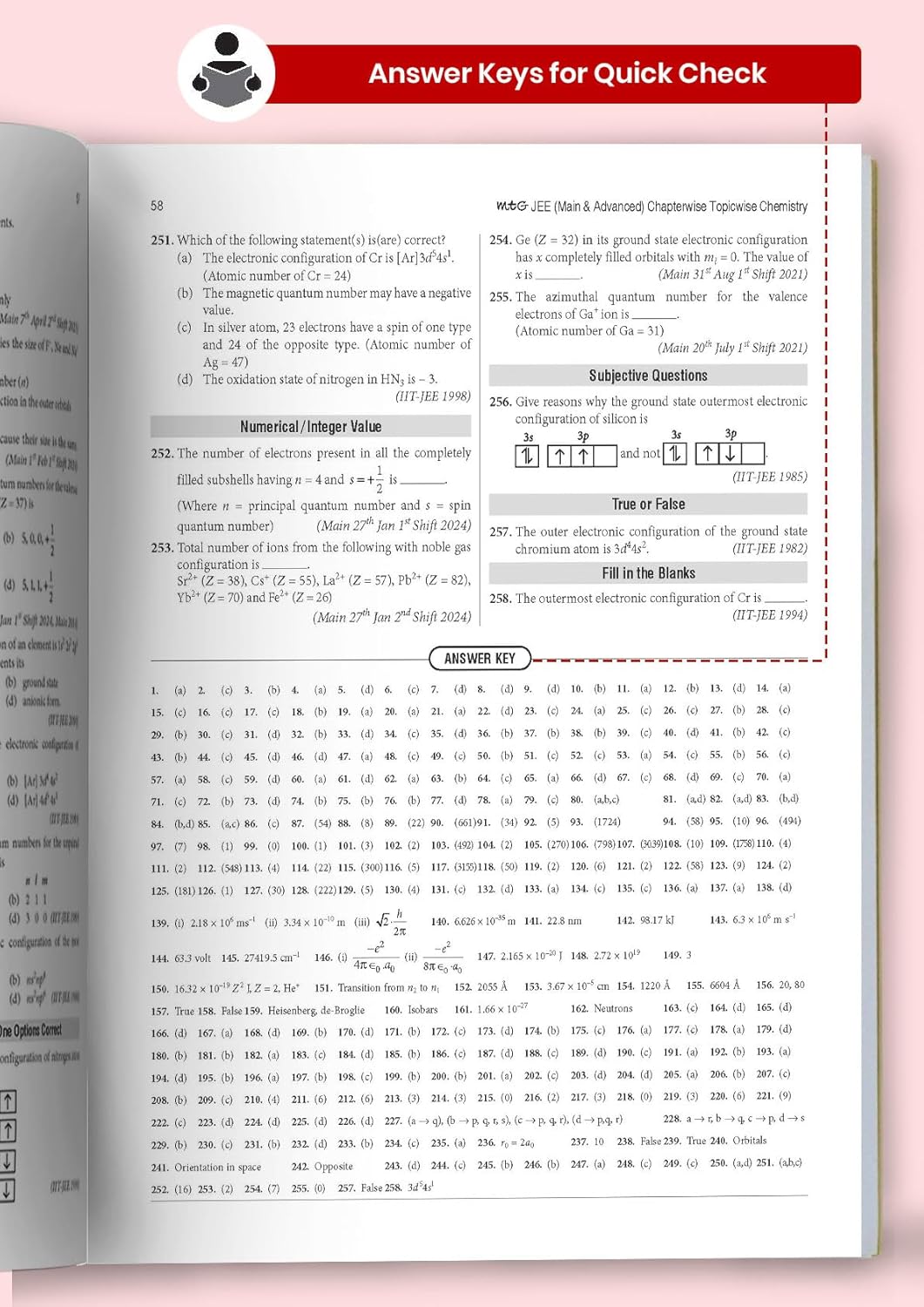 MTG 48+24 Years Chemistry JEE Main & JEE Advanced (Class 11-12) Chapterwise-Topicwise Previous Years Solved Papers [English]