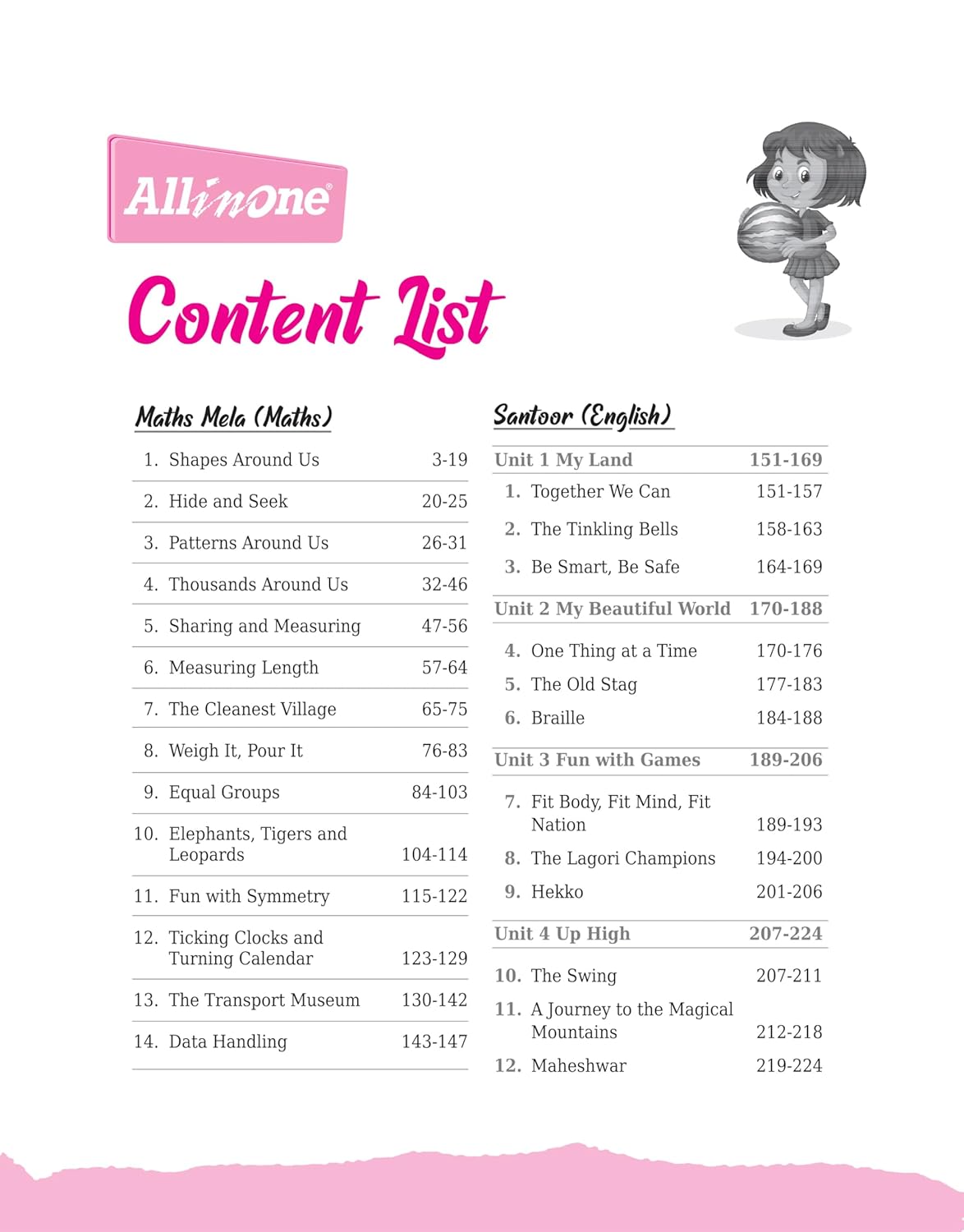 Arihant All in One Class 4 Guide Cum Practice Book for Maths, English, Hindi & EVS Based on New NCERT (April 2025) (English Medium)