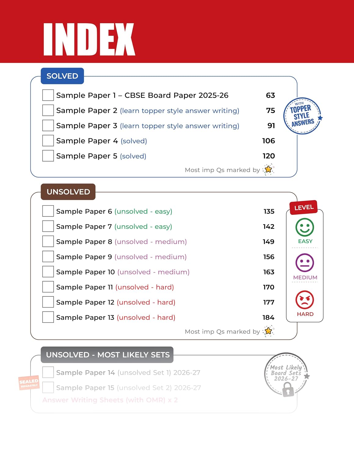 EduCart English 15 Sample Papers For Class 10 2026-27 (English Medium)