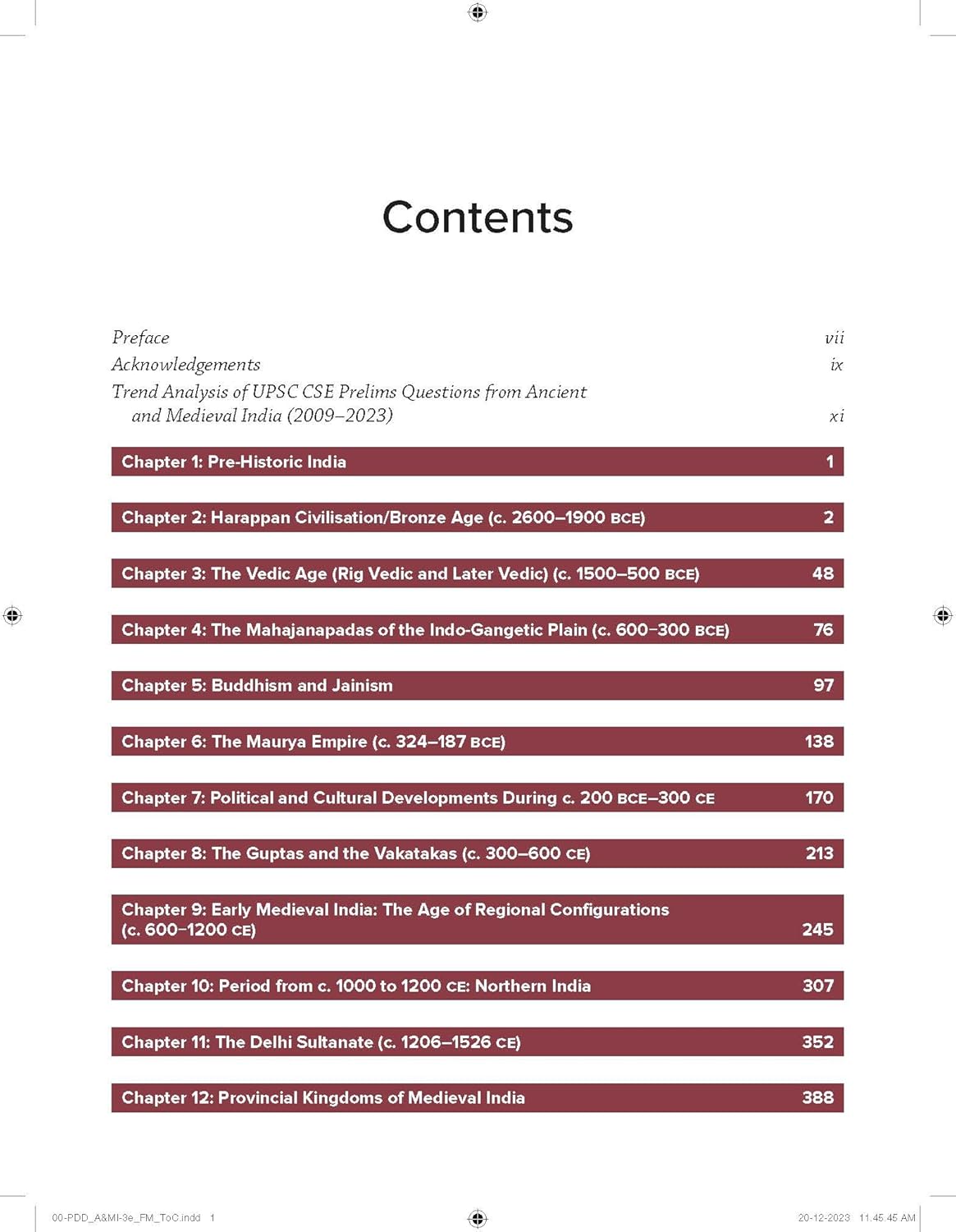 TMH - Ancient and Medieval India By Poonam Dalal Dahiya (3rd Edition) English Medium