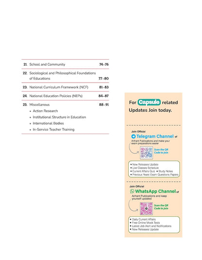 Arihant CDP & Teaching Aptitude Capsule Handwritten Notes | English Medium