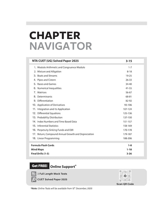 Arihant CUET UG 2026 Applied Mathematics | Chapterwise Notes & Question Bank | English Medium