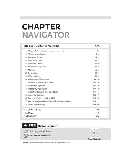 Arihant CUET UG 2026 Applied Mathematics | Chapterwise Notes & Question Bank | English Medium