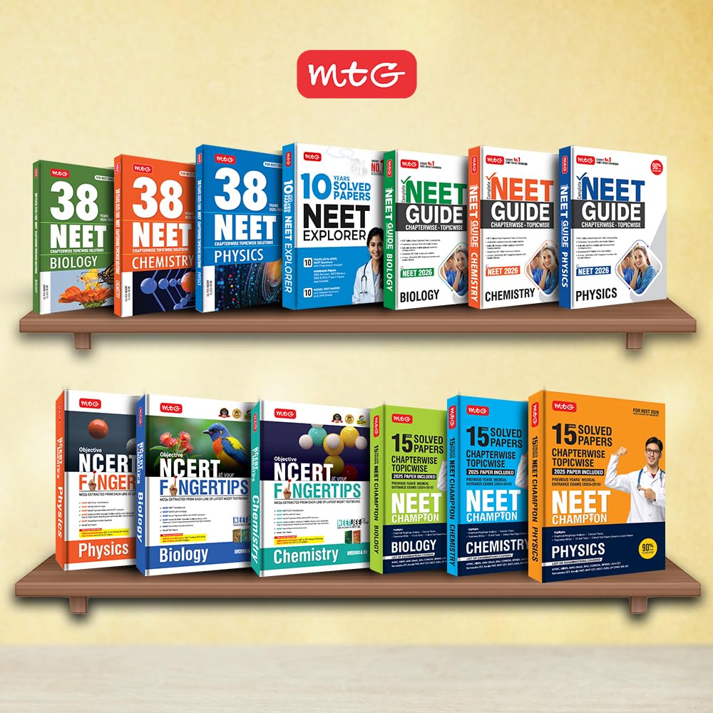 MTG 38 Years  NEET Topicwise Solution  Chemistry [English Medium]