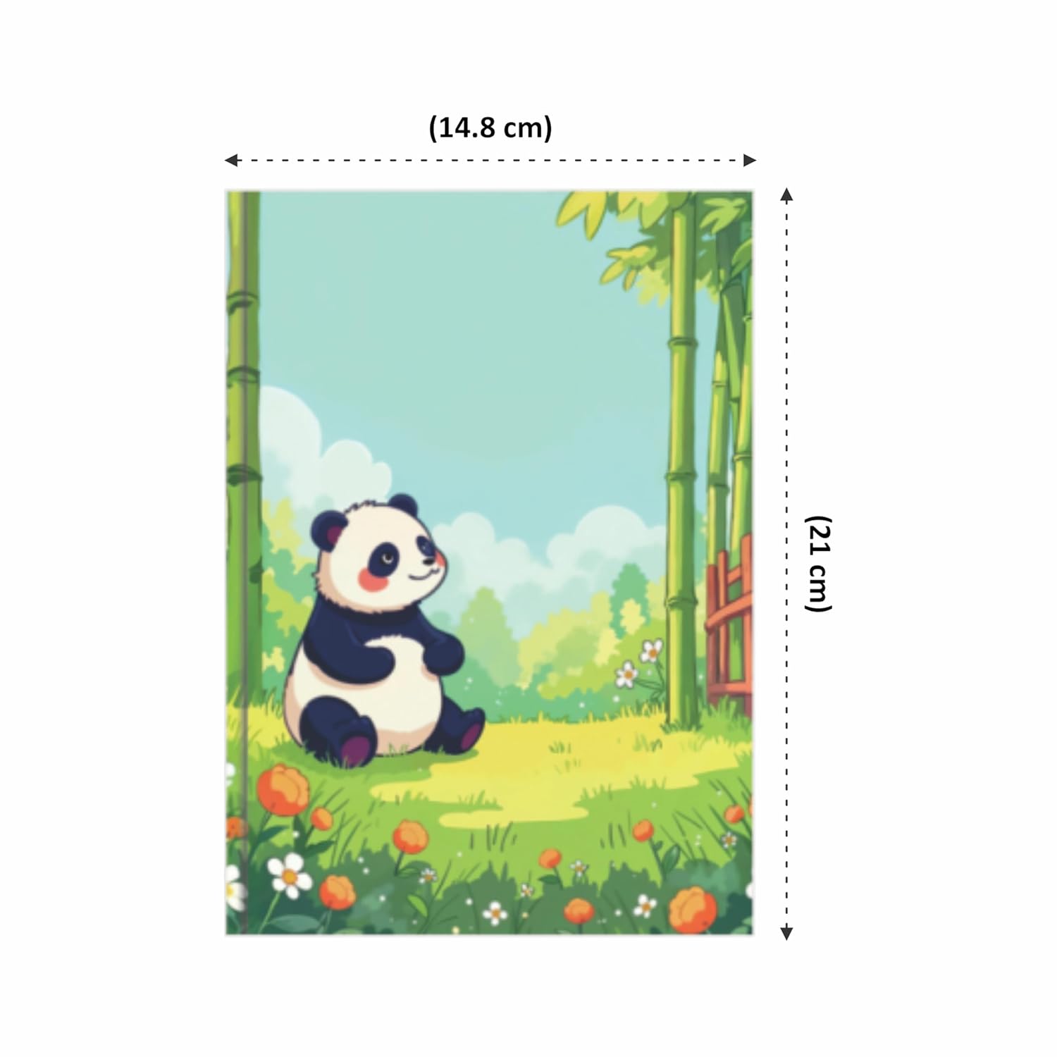 SHAPE Panda Stationery Gift Set Notebook with Colour Pen Kids School Kit, Return Gift & Creative Set