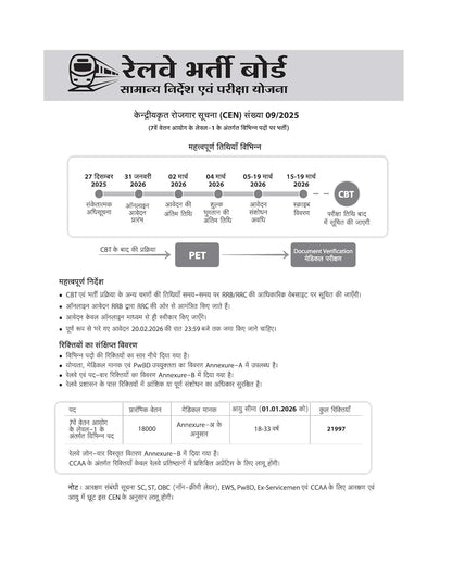 Arihant RRB Group-D Computer Based Test 2026 | 35 Solved Papers (2025, 2022, 2018) (Hindi Medium)