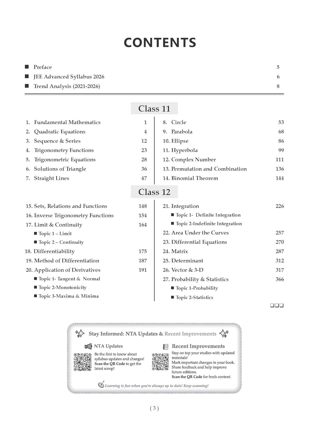 Oswaal JEE Advanced Mathematics Chapter-wise 21 Previous Years' Solved Papers 2006–2026 By Manoj Chauhan Sir (English Medium)