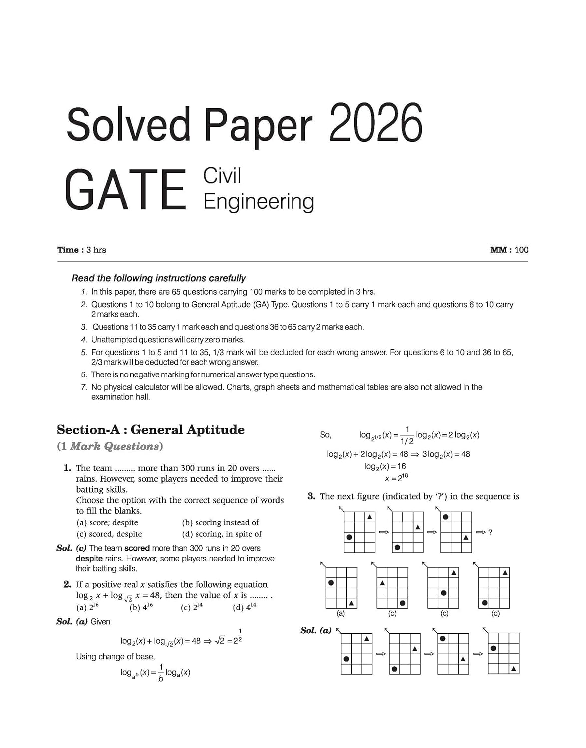 Arihant - GATE Civil Engineering by Ajay Kumar Chapterwise Solved Papers (2000–2026) | (English Medium)